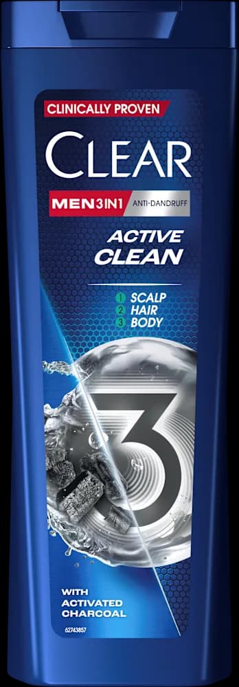 ŠAMPON CLEAR 3U1 ACTIVE CLEAN 360 ml