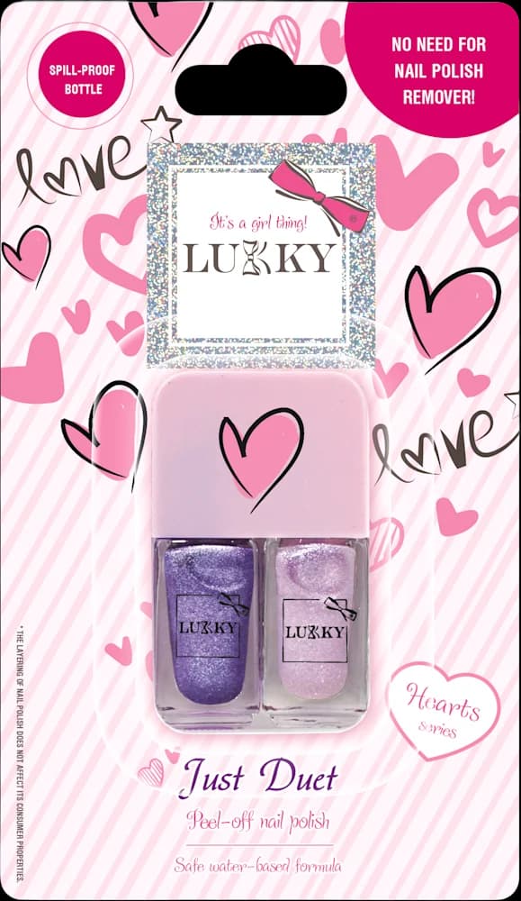 Lukky lak za nokte 2u1 peel-off T25701
