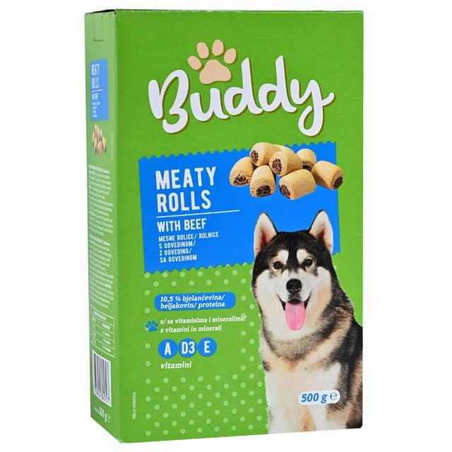 BUDDY KEKSI ROLICE GOVEDINA 500 g