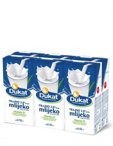 Mlijeko trajno 2,8% m.m.