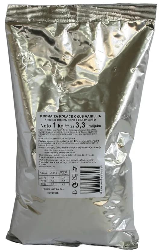 Krema za kolače vanilija 1 kg