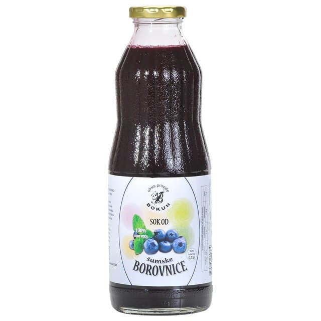 SOK OD ŠUMSKE BOROVNICE 0.75l BOKUN