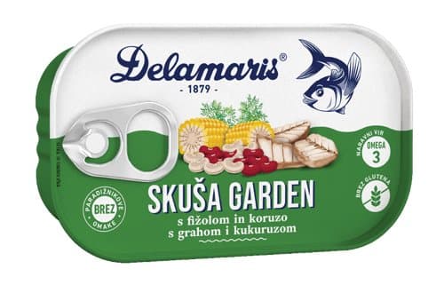 Skuša Salata Garden s Grahom