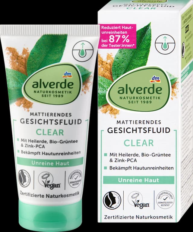 alverde Clear fluid/lice pr.koža 50 ml