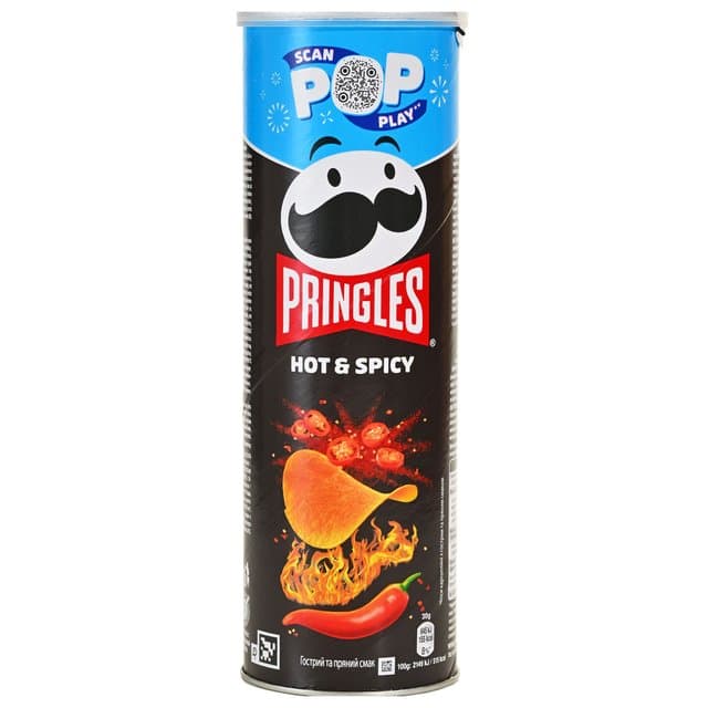 Čips Pringles Hot & Spicy