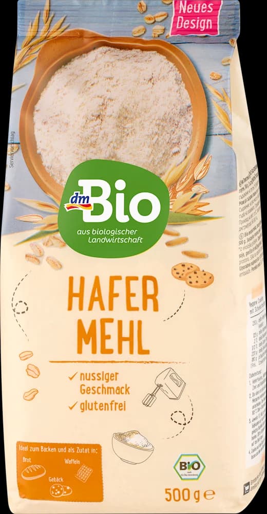 dmBio zobeno brašno bez glutena 500 g