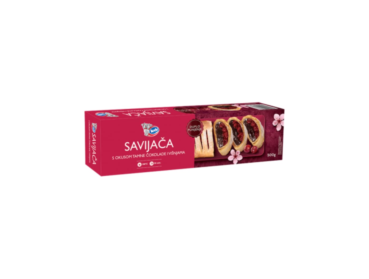 Savijača tamna čokolada višnja