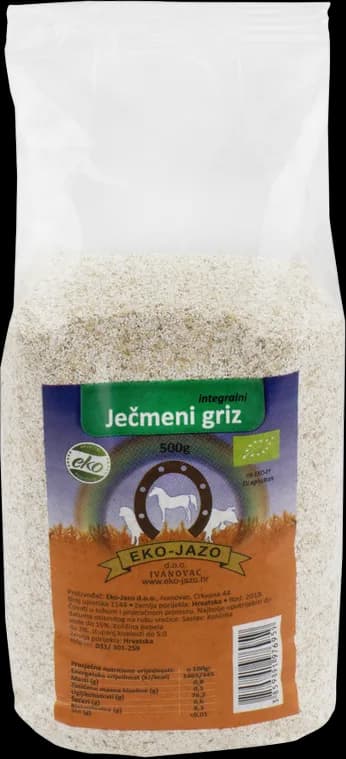 GRIZ JEČMEN INTEGR EKO 500g EKO JAZO