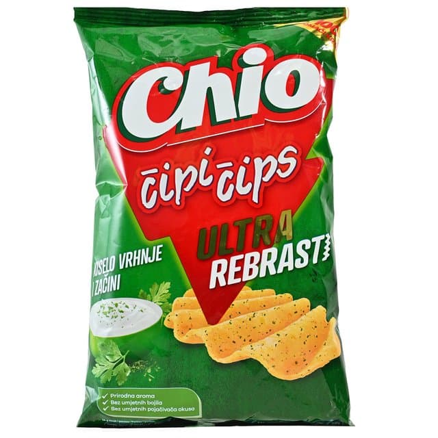 ČIPS CHIO ČČ ULTR REB VRH/ZAČ 120 g