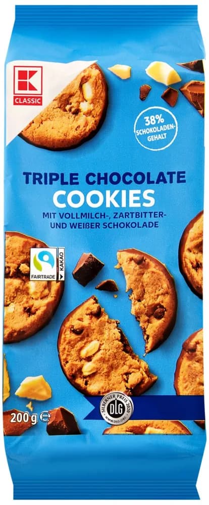 KLC.Farmer Cookies Triple čokolada 200g