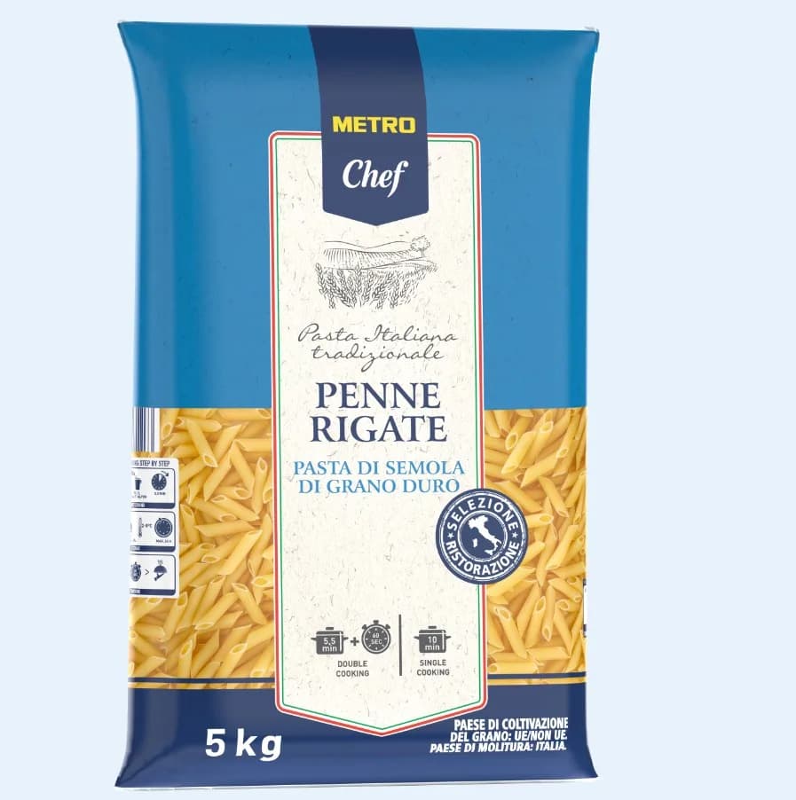 METRO Chef Tjestenina penne rigate 5kg
