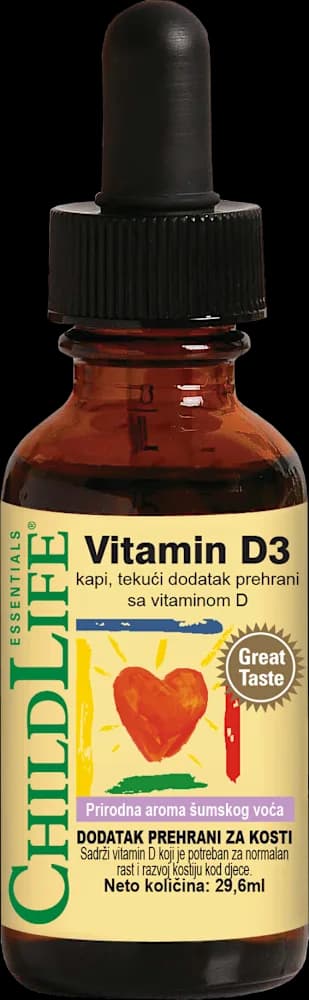 ChildLife Vitamin D3u kapima 29,6 ml