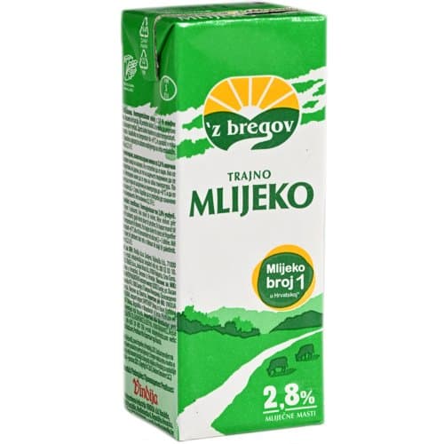 MLIJEKO TRAJNO KOZJE 2.8% 0.25 L