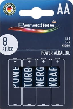 Paradies baterije Alkaline AA 8 kom.