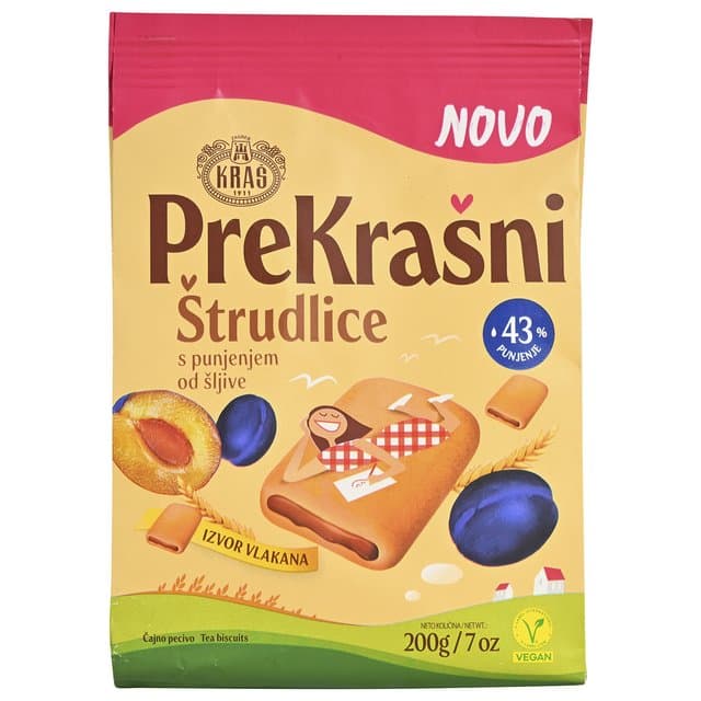 ŠTRUDLICE PREKRAŠNI ŠLJIVA 200 g
