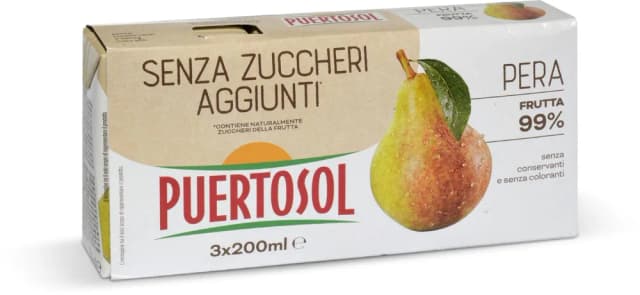 SOK KRUŠKA 99% VOČA B/D.ŠE.3X200ml