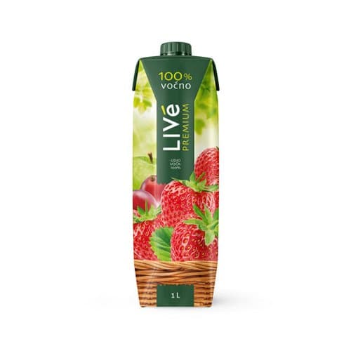 SOK LIVE JAGODA 100% 1 L