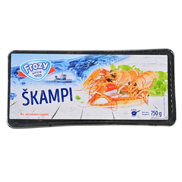 ŠKAMPI FROZY 750 g