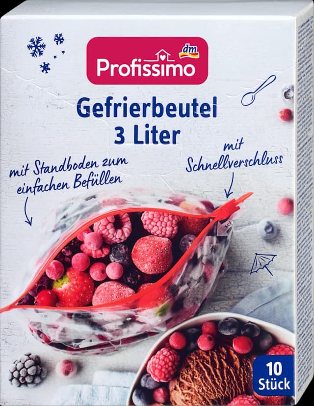 Profissimo vreći.za zamrzav.3L,10 /1 zip