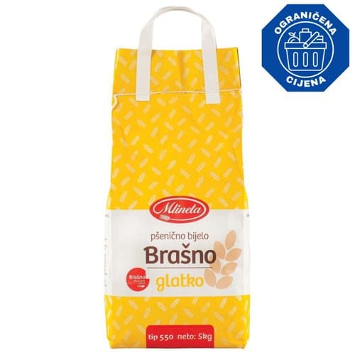 BRAŠNO GLATKO T-550 5kg MLINETA
