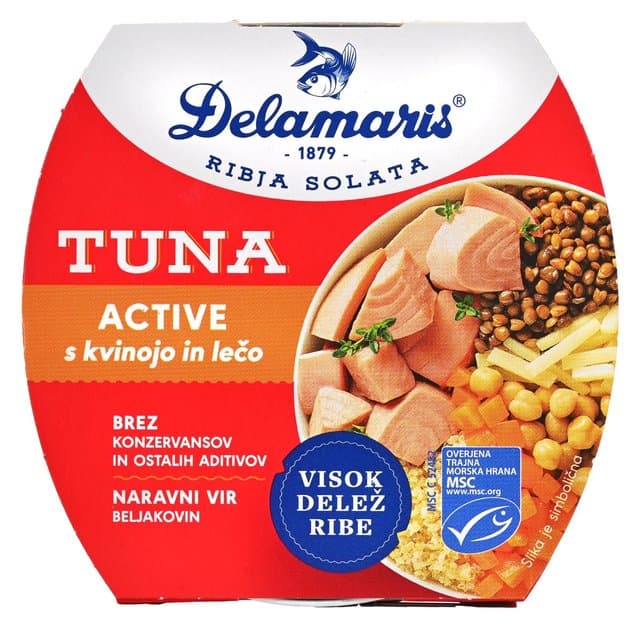 TUNA SALATA ACTIVE 170 g DELAMARIS
