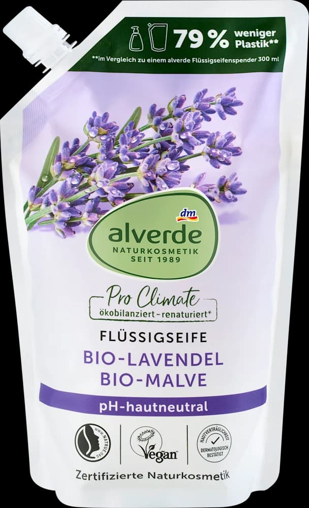 alverde tek. sapun lavanda ref. 500 ml
