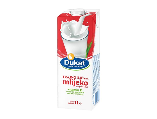 Trajno mlijeko 3,8% m.m.