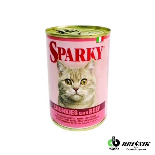 HRANA ZA MAČKE GOVEDINA 415 g SPARKY