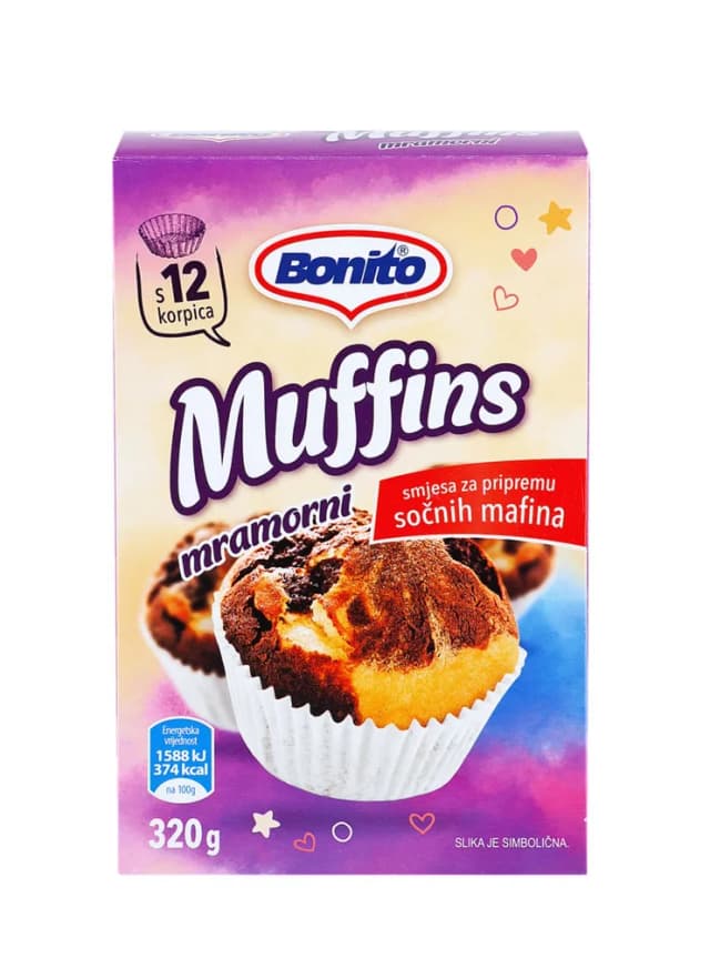 Mješavina za muffins mramorni 320 g
