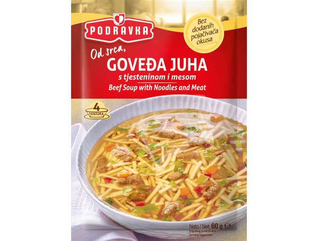 Goveđa juha s tjesteninom i mesom