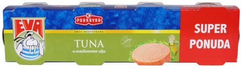Tuna komadi u maslinovom ulju 4x80g