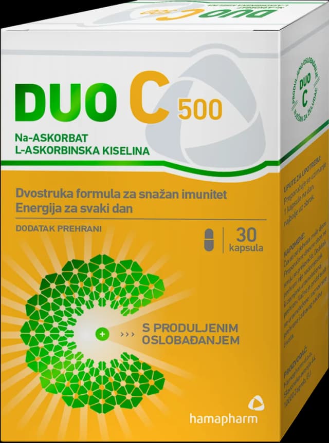 Hamapharm DUO C 500 30 kapsula
