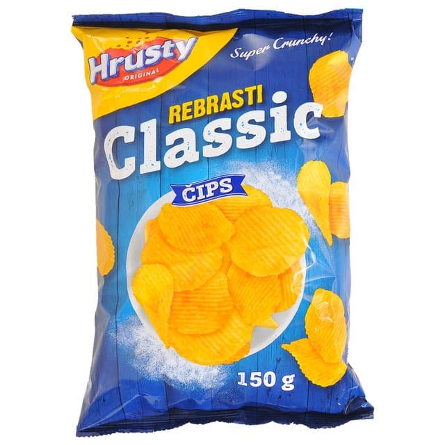 ČIPS HRUSTY SLANI XCUT 150g