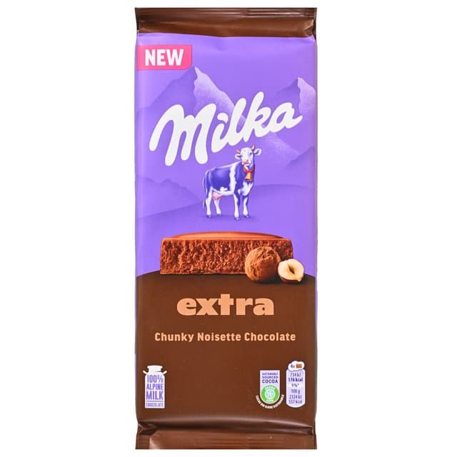 ČOKOLADA MILKA NOISETTE 190 g