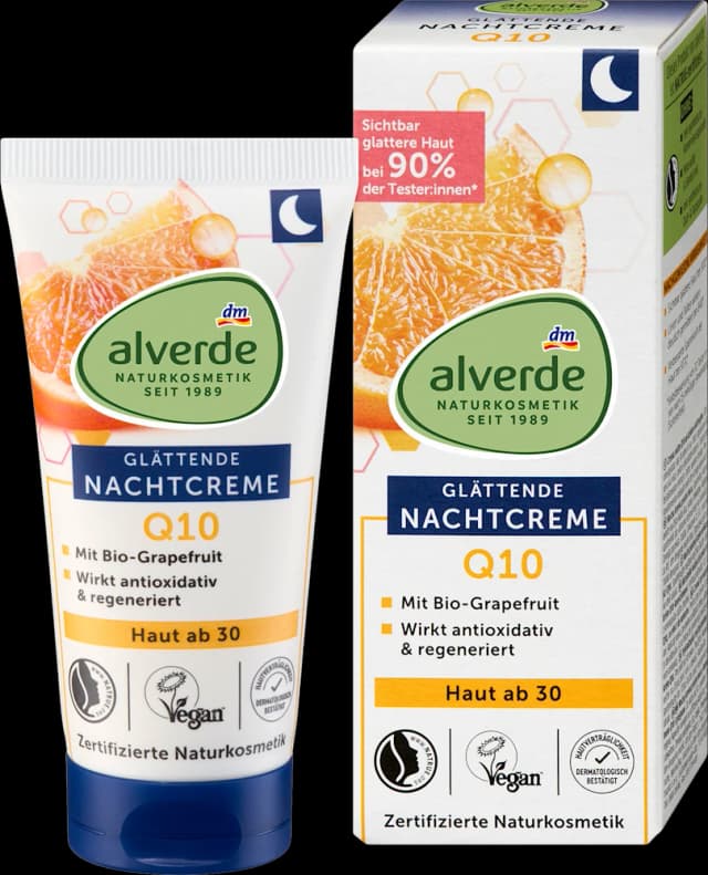 alverde noćna krema Q10 Anti-Aging 50 ml
