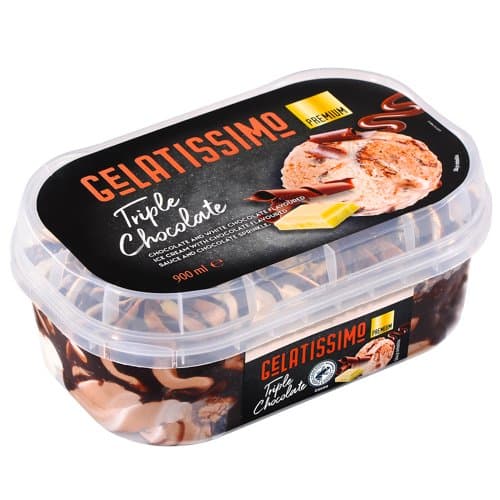 SLAD GELATISSIMO TRIPLE CHOCO 900ml