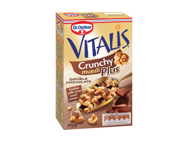 Musli Vitalis Crunchy Plus Dupla Čokolada