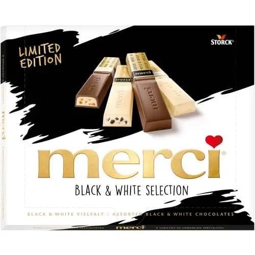 Bombonijera Merci Black & White