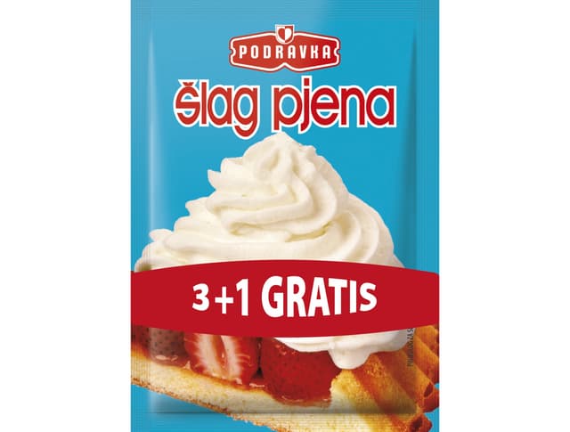 Šlag pjena s mlijekom