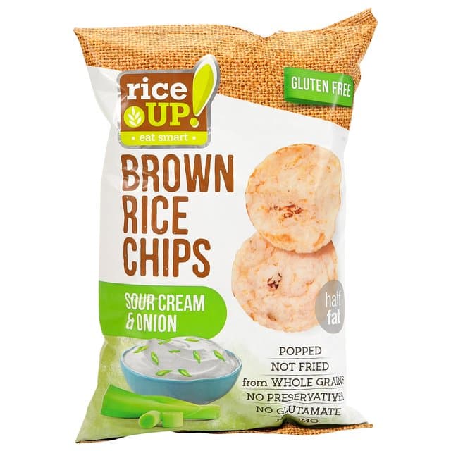 KREKER RIŽA VRHNJE LUK 60g RICE UP