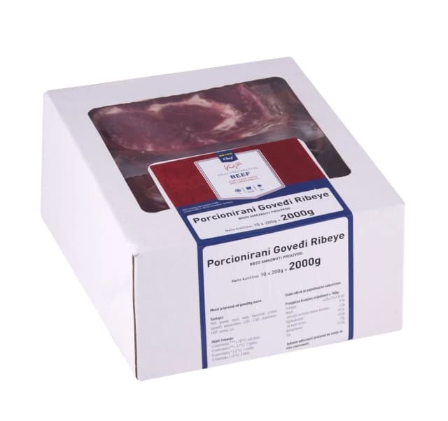 10X200G MC GOV.RIBEYE PORC.