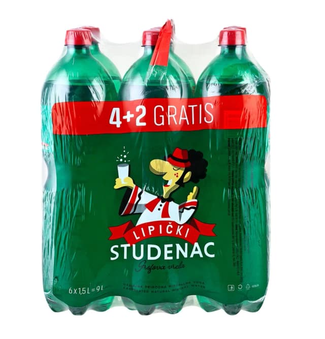 Mineralna voda 6 × 1,5 L