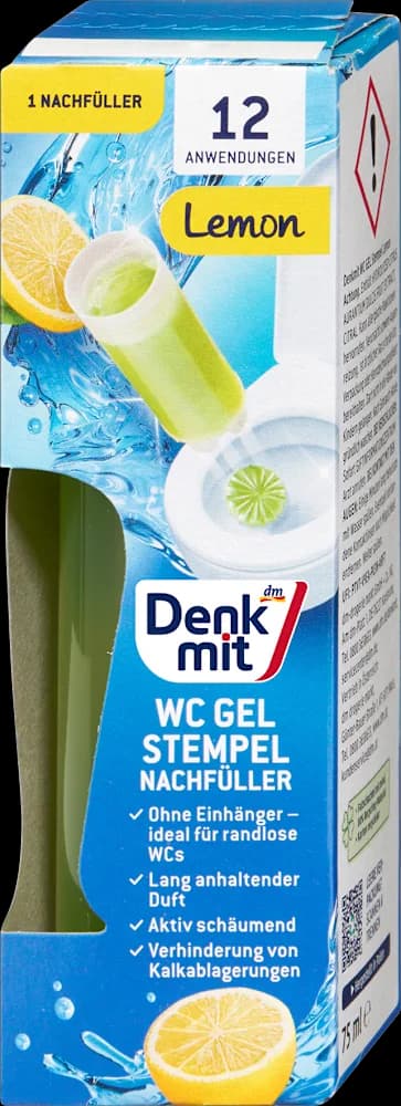Denkmit WC gel pečat limun ref. 1 kom.