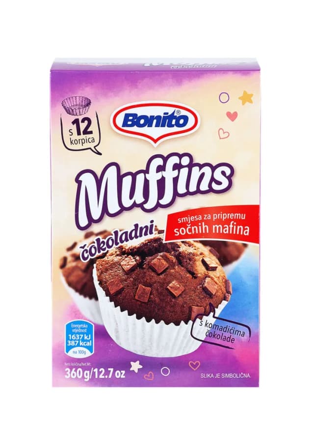 Mješavina za muffins čokolada 360 g