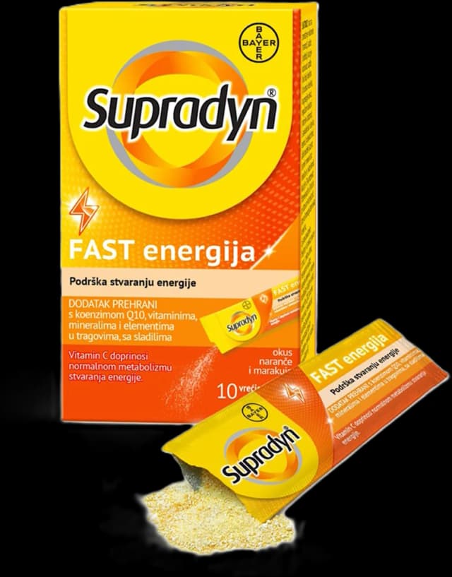 Supradyn fast energija 10 vrećica