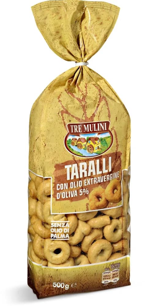TARALLI DJEVIČANSKO MASL.ULJE 500g