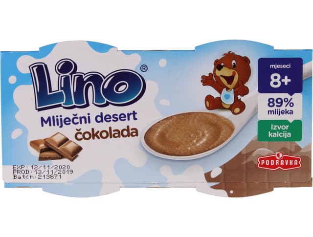 Mliječni desert Lino Čokolada