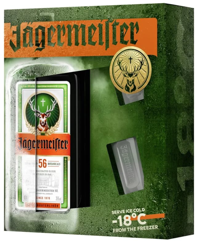 Jägermeister 0,7L + 2 Čaše