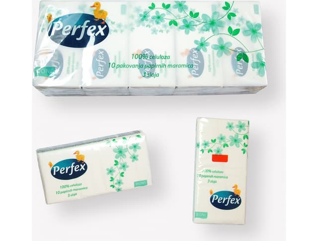 Perfex Maramice Papirne Troslojne