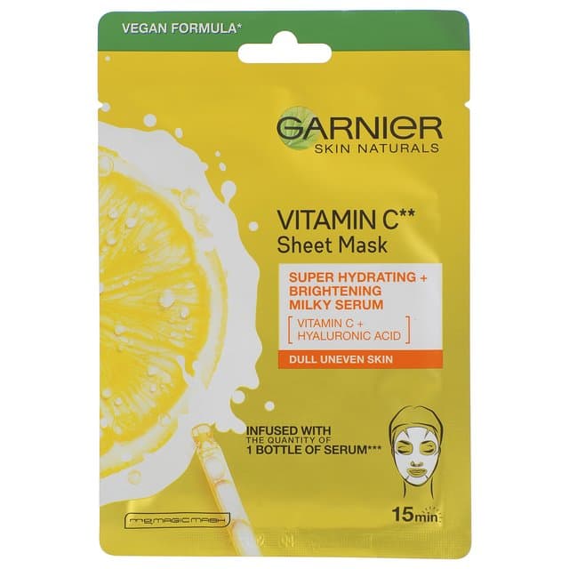 Maska za lice u maramici Vitamin C